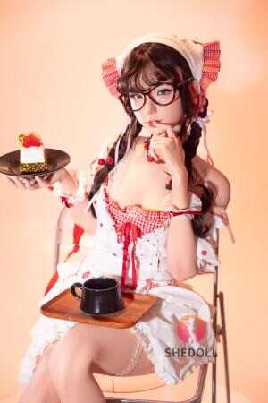 SHEDOLL 楚琳 160cm | C罩杯 ｜ 女僕服風｜甜美巨乳純欲｜全身植毛+加熱夾吸通道｜Cosplay甜心辦公秘書